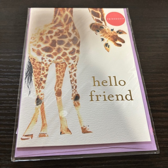 Giraffe Friendship Greeting card - Picture 1 of 2